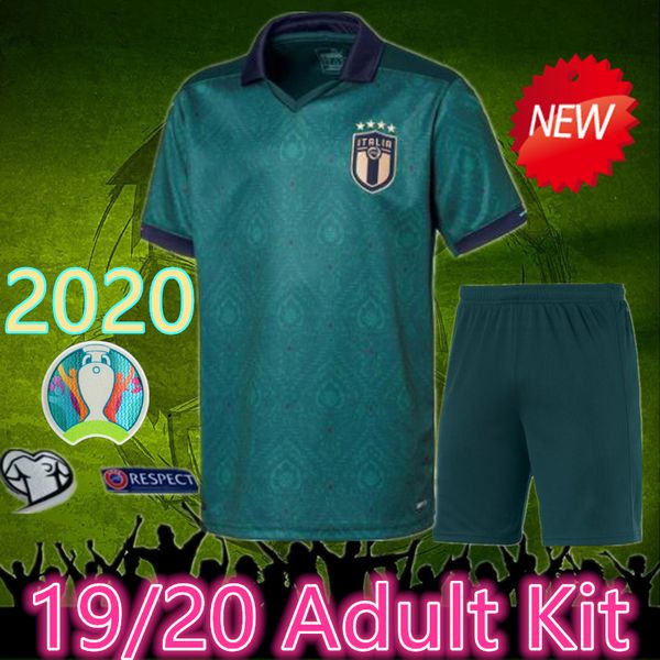 2020 italy kit 3rd italia green jersey 19 20 italy maglie da calcio verratti jorginho romagnoli chiesa insigne football shirts, Black
2020 italy kit 3rd italia green jersey 19 20 italy maglie da calcio verratti jorginho romagnoli chiesa insigne football shirts, Black
