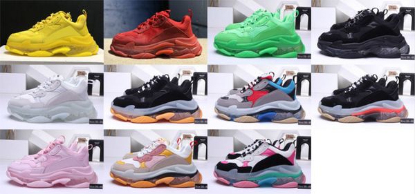 2019 triple s sneakers triple-s 3.0 mens casual shoes dad shoes vintage kanye old grandpa tripler women des chaussures, Black
2019 triple s sneakers triple-s 3.0 mens casual shoes dad shoes vintage kanye old grandpa tripler women des chaussures, Black
