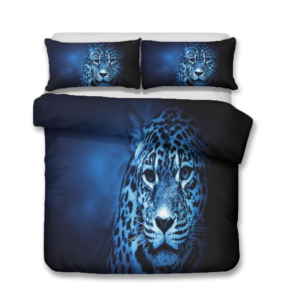 style 3d digital leopard printing 100% polyester bedding set 1 duvet cover + 1/2 pillowcases bed in a bag (no sheet
style 3d digital leopard printing 100% polyester bedding set 1 duvet cover + 1/2 pillowcases bed in a bag (no sheet