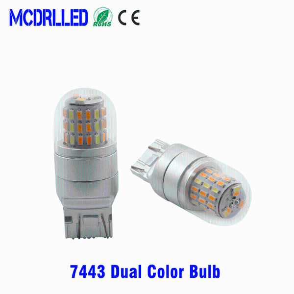 dual color 7443 7444 t20 w21/5w led light for lada kalina granta vesta drl led bulbs 12v white and yellow 3014 smd
dual color 7443 7444 t20 w21/5w led light for lada kalina granta vesta drl led bulbs 12v white and yellow 3014 smd