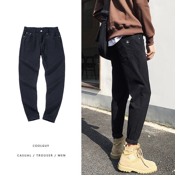 2019 spring and autumn summer men's casual fashion breathable denim trousers men's classic style slim stretch feet jeans, Blue
2019 spring and autumn summer men's casual fashion breathable denim trousers men's classic style slim stretch feet jeans, Blue
