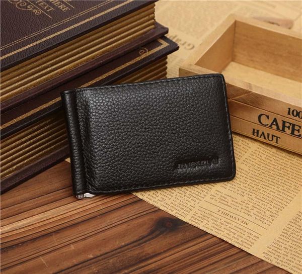 yishen new foreign us dollars clips genuine leather id holders card clips two solid color two folded money clip for men 6015#, Black
yishen new foreign us dollars clips genuine leather id holders card clips two solid color two folded money clip for men 6015#, Black