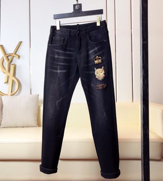 ah1280 fashion men's jeans 2020 runway luxury european design party style men's clothing, Blue
ah1280 fashion men's jeans 2020 runway luxury european design party style men's clothing, Blue