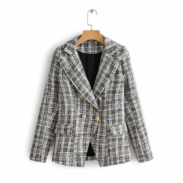 popular new europe and the united states in the autumn wind zc88-358 new suit jacket double-breasted grid cultivate morality, Black;brown
popular new europe and the united states in the autumn wind zc88-358 new suit jacket double-breasted grid cultivate morality, Black;brown