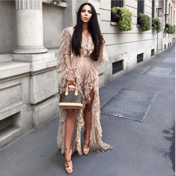 ye2020 deep v neck ruffles long sleeve female overalls elegant high split see through rompers women jumpsuit vr9561, Black;white
ye2020 deep v neck ruffles long sleeve female overalls elegant high split see through rompers women jumpsuit vr9561, Black;white