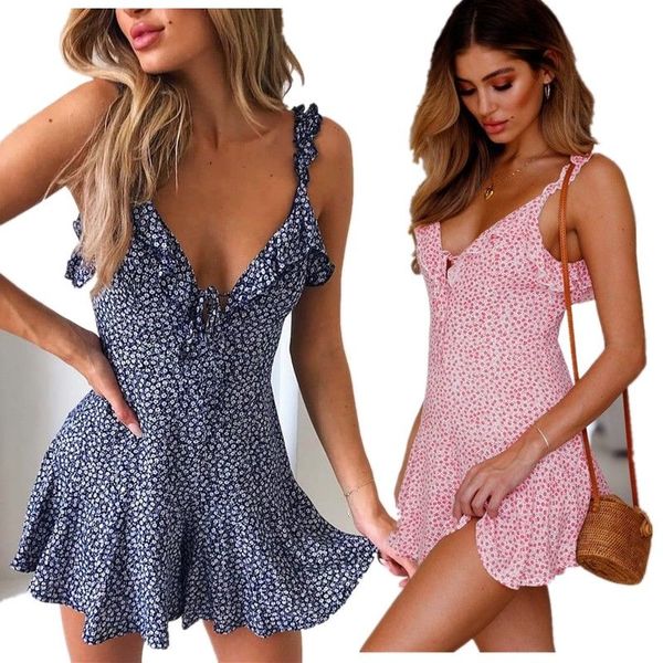 casual dresses women summer spaghetti strap ruffles bandage sleeveless floral print party cocktail beach little swing short mini dress, Black;gray
casual dresses women summer spaghetti strap ruffles bandage sleeveless floral print party cocktail beach little swing short mini dress, Black;gray