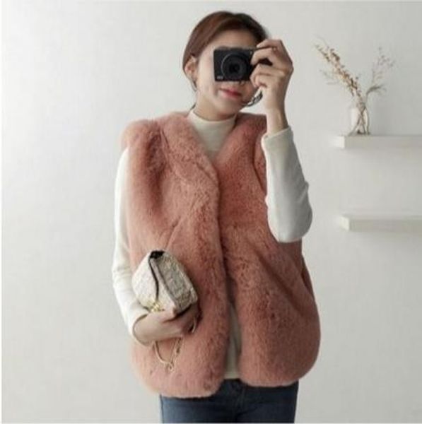 vetement 2019 winter women's faux fur coat artificial fur vest furry vests femme jackets plus size furry fake gilet z304, Black
vetement 2019 winter women's faux fur coat artificial fur vest furry vests femme jackets plus size furry fake gilet z304, Black