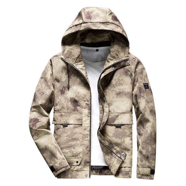 tfetters jacket men windbreaker 2019 spring autumn fashion jacket men's hooded camouflage jackets men coat thin coat outwear, Black;brown
tfetters jacket men windbreaker 2019 spring autumn fashion jacket men's hooded camouflage jackets men coat thin coat outwear, Black;brown