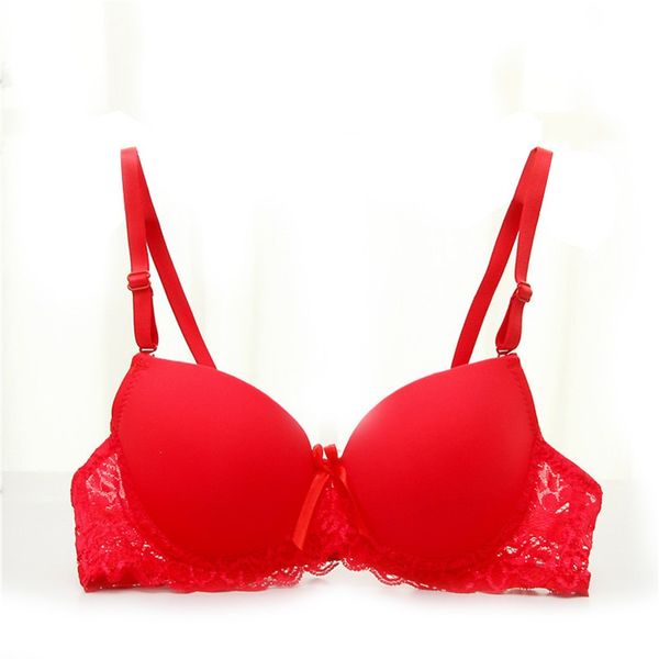 black red lace bra women underwear women super push up bra ladies brasier mujer seamless padded underwire bras for, Red;black
black red lace bra women underwear women super push up bra ladies brasier mujer seamless padded underwire bras for, Red;black