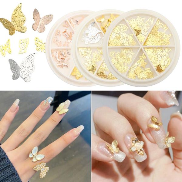 nail art decorations 1box 3d alloy butterfly flakes for decoration glitter studs gold silver metal decals slices jewelry accessories, Silver;gold
nail art decorations 1box 3d alloy butterfly flakes for decoration glitter studs gold silver metal decals slices jewelry accessories, Silver;gold