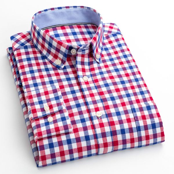 qualiy plaid mens long sleeve solid oxford dress shirt with left chest pocket male casual regular-fit button down shirts, White;black
qualiy plaid mens long sleeve solid oxford dress shirt with left chest pocket male casual regular-fit button down shirts, White;black