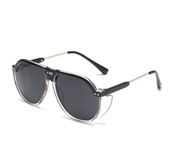 oversized sun glasses women and men classic sunglasses vintage shades uv400, White;black
oversized sun glasses women and men classic sunglasses vintage shades uv400, White;black