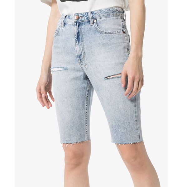 5.12 2020 summer new women high street fashion loose casual high waist hole knee length jeans, Blue
5.12 2020 summer new women high street fashion loose casual high waist hole knee length jeans, Blue