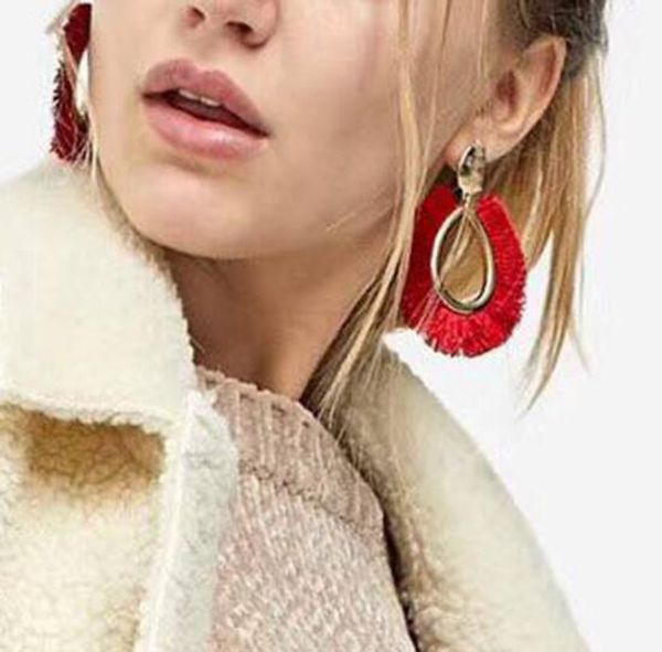 europe and the united states exaggerated alloy fan-shaped tassel earrings women's fashion bohemian accessories vintage ethnic earrin, Silver
europe and the united states exaggerated alloy fan-shaped tassel earrings women's fashion bohemian accessories vintage ethnic earrin, Silver