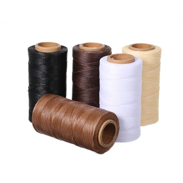 260m waxed sewing thread 0.8mm 150d leather hand thread stitching durable string cord for leather diy handicraft tools, Black;white
260m waxed sewing thread 0.8mm 150d leather hand thread stitching durable string cord for leather diy handicraft tools, Black;white