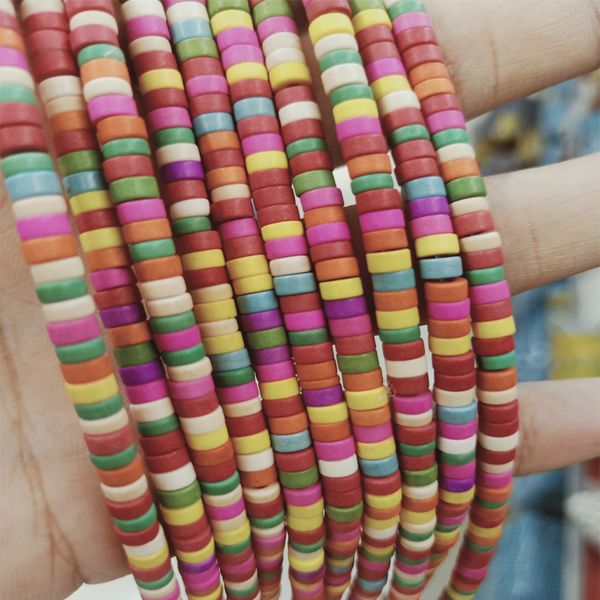 2x4mm mix color turquoise stone beads loose spacer howlite beads diy jewelry making heishi bead bracelet necklace accessories, Black
2x4mm mix color turquoise stone beads loose spacer howlite beads diy jewelry making heishi bead bracelet necklace accessories, Black