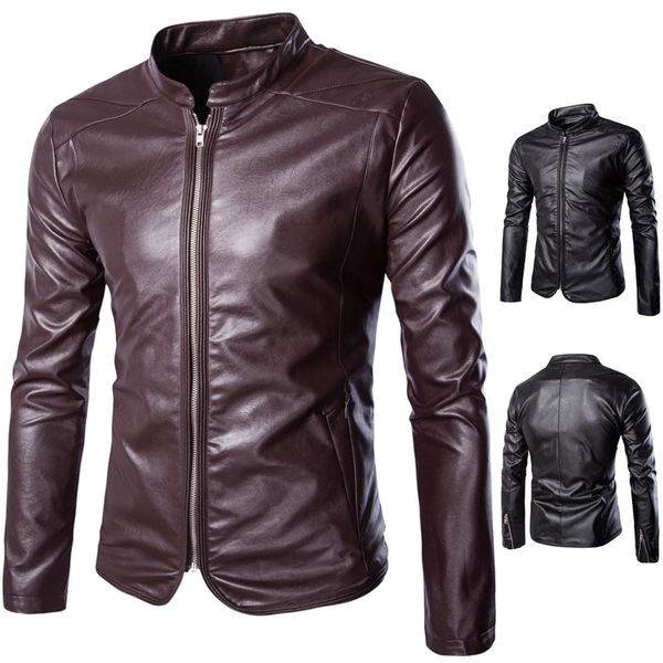 2019 mens leather jackets motorcycle biker coat faux leather men dropshipping zipper clothes thick velvet coat plus size 5xl, Black
2019 mens leather jackets motorcycle biker coat faux leather men dropshipping zipper clothes thick velvet coat plus size 5xl, Black