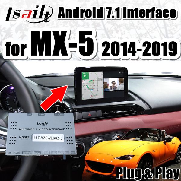 android 7.1 video interface for mx-5 2014-2019 year gps navigation box support youtube , carplay, android auto by lsailt
android 7.1 video interface for mx-5 2014-2019 year gps navigation box support youtube , carplay, android auto by lsailt