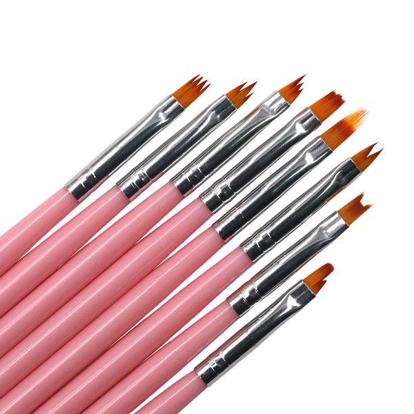 100sets professional nail pen 8pcs gradient acrylic painting nail art brush petal pattern floral brush set manicure sawtooth pen, Yellow
100sets professional nail pen 8pcs gradient acrylic painting nail art brush petal pattern floral brush set manicure sawtooth pen, Yellow