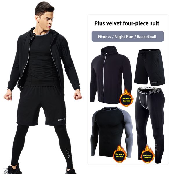 sports men's compression sportswear suits gym tights training clothes suits workout jogging sports clothing tracksuit dry fit, Black;blue
sports men's compression sportswear suits gym tights training clothes suits workout jogging sports clothing tracksuit dry fit, Black;blue