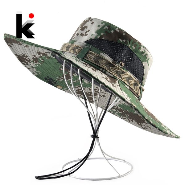 wide brim sun hat for men outdoor camouflage fishing hiking cap men's bob uv protection bucket hats beach casual visor gorras, Blue;gray
wide brim sun hat for men outdoor camouflage fishing hiking cap men's bob uv protection bucket hats beach casual visor gorras, Blue;gray