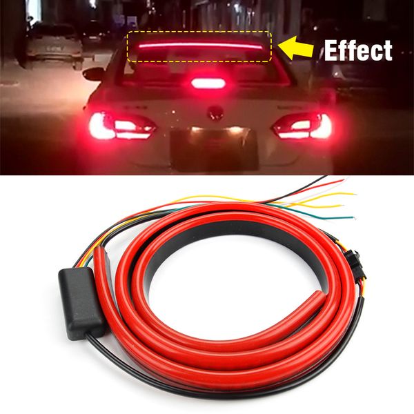okeen 12v flexible car additional brake led lights red flasher flowing led strip 103cm ssignal warning light waterproof
okeen 12v flexible car additional brake led lights red flasher flowing led strip 103cm ssignal warning light waterproof
