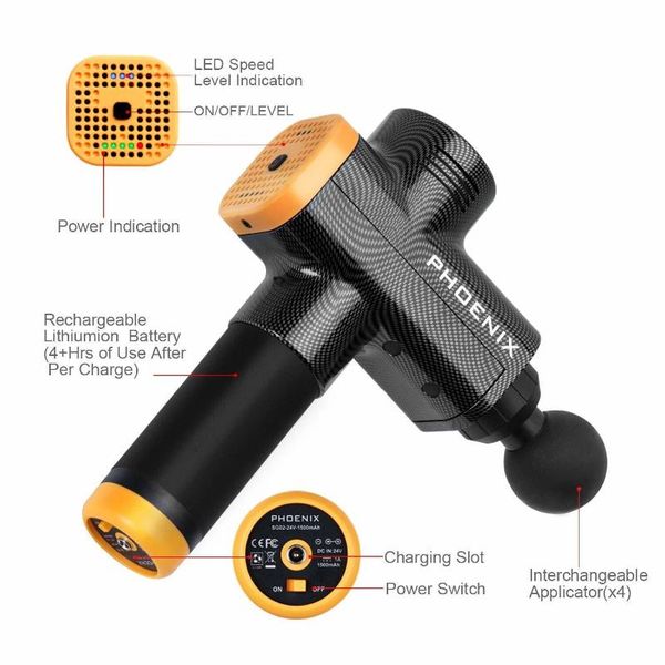 phoenix muscle massage gun deep tissue massager wave therapy gun exercising relief body shaping shockwave
phoenix muscle massage gun deep tissue massager wave therapy gun exercising relief body shaping shockwave