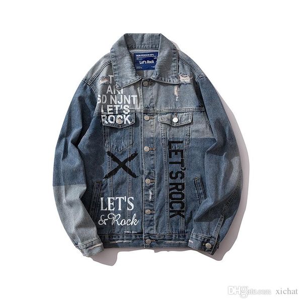 unique mens designer printed denim jackets ripped fashion slim fit streetwear motorcycle biker epaulet blue jeans jacket coat yp3397, Black;brown
unique mens designer printed denim jackets ripped fashion slim fit streetwear motorcycle biker epaulet blue jeans jacket coat yp3397, Black;brown