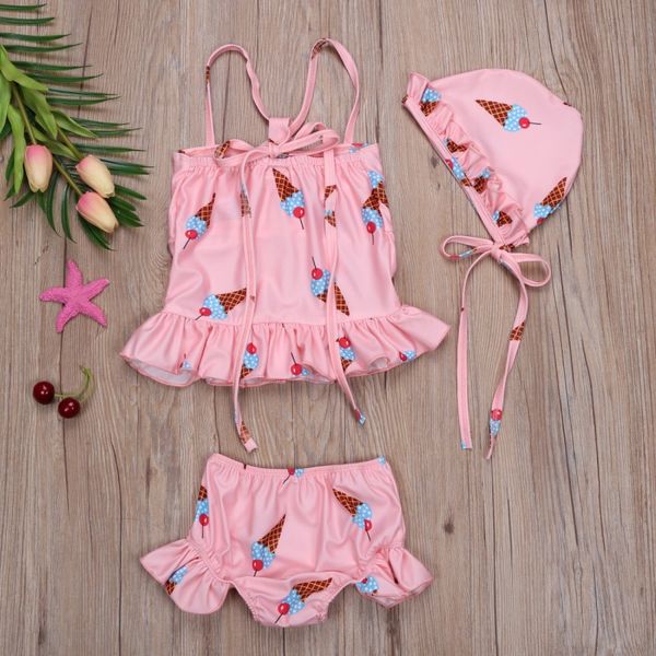 3pcs/set baby girl summer cotton cartoon pattern cute straps briefs bottoms with hat swimsuit kid girl fashion set, White
3pcs/set baby girl summer cotton cartoon pattern cute straps briefs bottoms with hat swimsuit kid girl fashion set, White