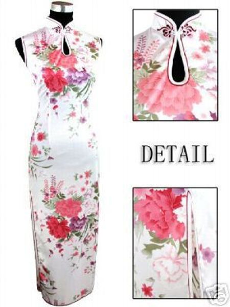 fashion whites chinese women's rayon silk qipao long cheong-sam dress flower s l xl xxl, Red
fashion whites chinese women's rayon silk qipao long cheong-sam dress flower s l xl xxl, Red