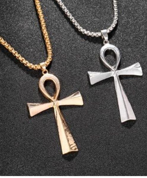 classic cross pendant stainless steel gold silver black egyptian key of life pendant necklace men women hip hop jewelry
classic cross pendant stainless steel gold silver black egyptian key of life pendant necklace men women hip hop jewelry