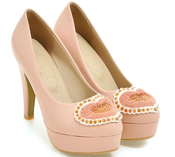 2018 flower women's shoes in spring and autumn with new style high heel coarse heel round head@01, Black
2018 flower women's shoes in spring and autumn with new style high heel coarse heel round head@01, Black
