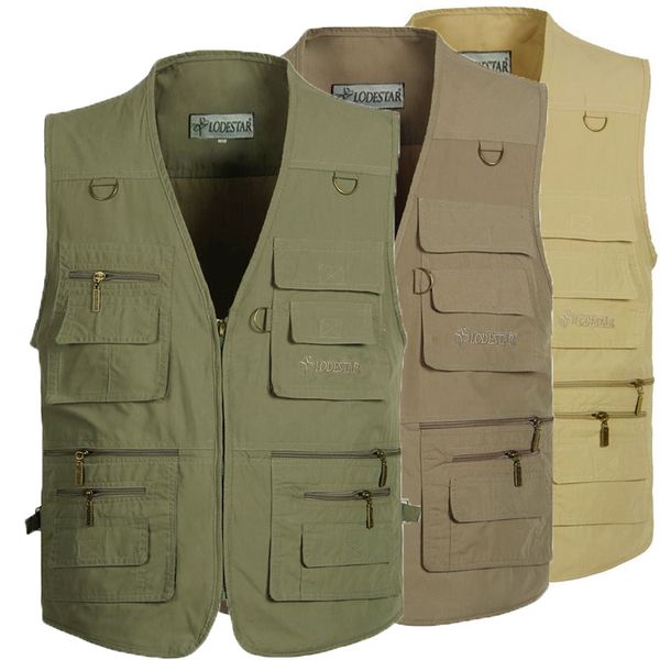 middle-aged vest men's spring and autumn models multi-pocket summer thin section casual outdoor vest, Black;white
middle-aged vest men's spring and autumn models multi-pocket summer thin section casual outdoor vest, Black;white