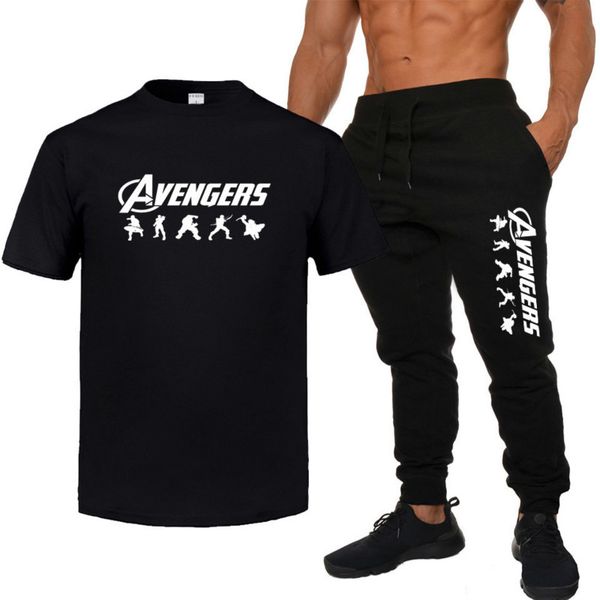 men's fashion short sleeve t-shirt trousers sports suit youth casual two-piece men jogging suit camisas hombre de ejercicios, Black;blue
men's fashion short sleeve t-shirt trousers sports suit youth casual two-piece men jogging suit camisas hombre de ejercicios, Black;blue