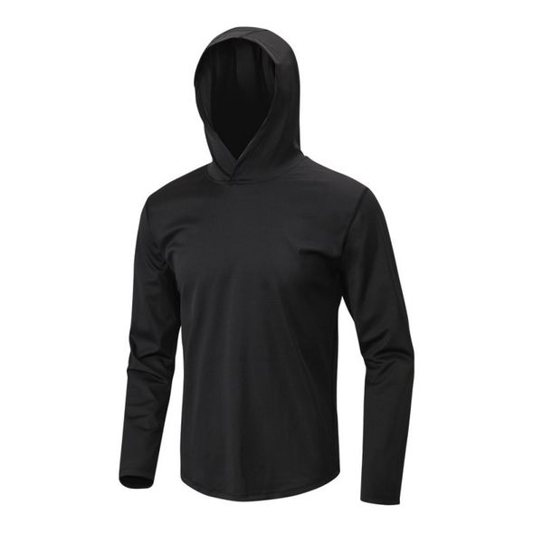 men summer sports hooded pullover print solid color long sleeve loose activewear for running fitness exercises, Black;red
men summer sports hooded pullover print solid color long sleeve loose activewear for running fitness exercises, Black;red