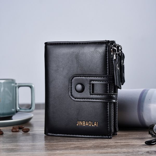 jinbaolai men short wallet casual multi-function bag card package multi-card holder zipper buckle wallets 2019 may6 p40, Red;black
jinbaolai men short wallet casual multi-function bag card package multi-card holder zipper buckle wallets 2019 may6 p40, Red;black