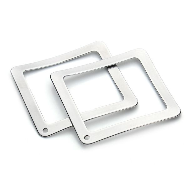 10pcs/lot 37mm silver tone stainless steel hollow square design metal stamping blanks for drop earrings charm pendant f3434
10pcs/lot 37mm silver tone stainless steel hollow square design metal stamping blanks for drop earrings charm pendant f3434