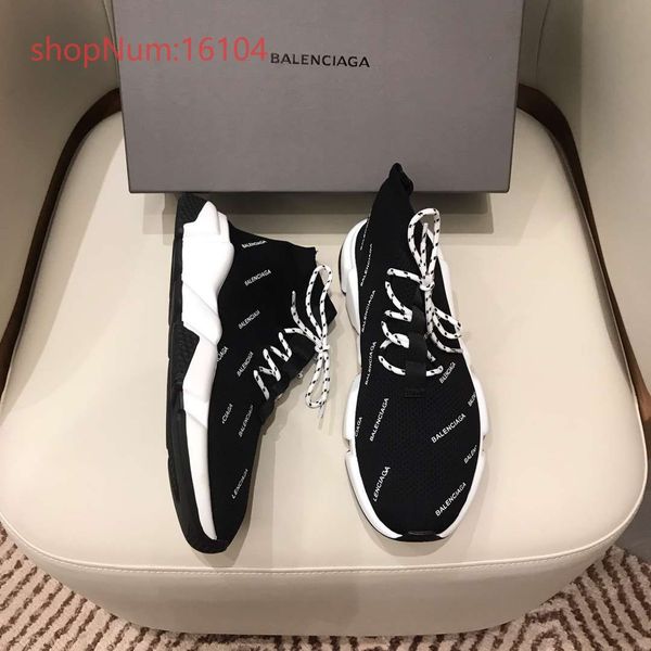 luxury shoes breathable stretch socks shoes men women casual lace-up sneakers sports socks boot black color with black white sole
luxury shoes breathable stretch socks shoes men women casual lace-up sneakers sports socks boot black color with black white sole