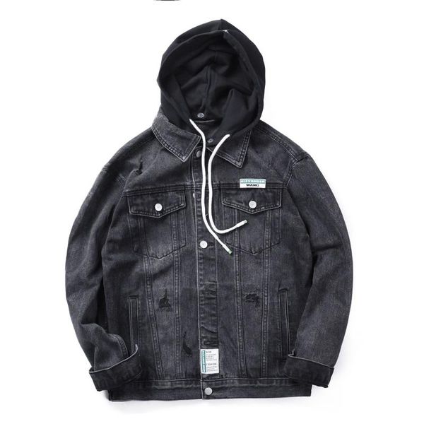 new style cowboy clothing men's japanese-style fit handsome with holes-stream towards fashion denim jacket two-color selectable, Black;brown
new style cowboy clothing men's japanese-style fit handsome with holes-stream towards fashion denim jacket two-color selectable, Black;brown
