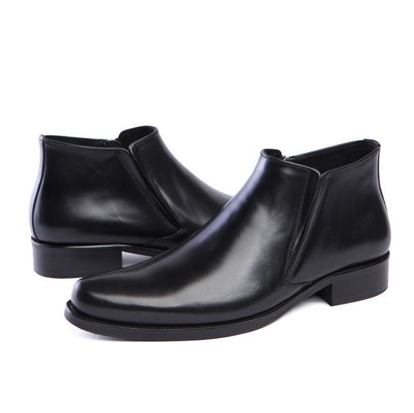 ankle men shoes boots cowhide business formal wear leather boots bota masculina style leather 44 size, Black;brown
ankle men shoes boots cowhide business formal wear leather boots bota masculina style leather 44 size, Black;brown