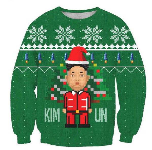 fashion womens/mens merry christmas funny 3d print casual crewneck sweatshirt jumper, Black
fashion womens/mens merry christmas funny 3d print casual crewneck sweatshirt jumper, Black
