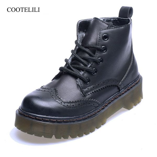 cootelili brogue winter shoes women genuine cow leather velvet plush ankle boots for women rubber snow boots platform 35-40, Black
cootelili brogue winter shoes women genuine cow leather velvet plush ankle boots for women rubber snow boots platform 35-40, Black