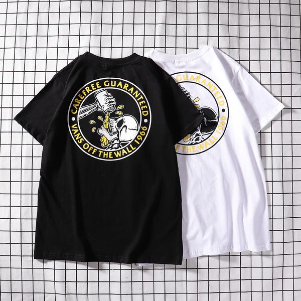 2019 brand new loose o-collar summer polos street wear casual fashion skeleton cartoon printing tees men women simple style t-shirt, White;black
2019 brand new loose o-collar summer polos street wear casual fashion skeleton cartoon printing tees men women simple style t-shirt, White;black