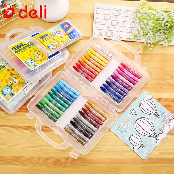 deli 12/18/24/36 colors/box crayons artist drawing pens for kids professional wax crayon oil pastel school supplies stationery
deli 12/18/24/36 colors/box crayons artist drawing pens for kids professional wax crayon oil pastel school supplies stationery