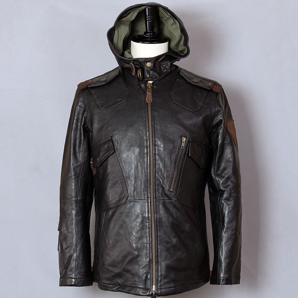 men's leather & faux avirex fashion hooded genuine men black sheepskin flight pilot jacket windbreaker slim casual coat
men's leather & faux avirex fashion hooded genuine men black sheepskin flight pilot jacket windbreaker slim casual coat