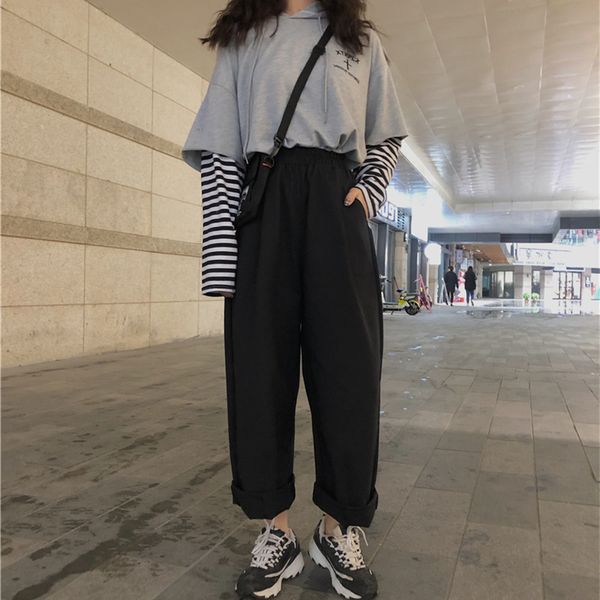hip hop women loose pants high jogger trousers dropshipping pockets wide overalls pants print pockets clothes gothic broadcloth, Black;white
hip hop women loose pants high jogger trousers dropshipping pockets wide overalls pants print pockets clothes gothic broadcloth, Black;white