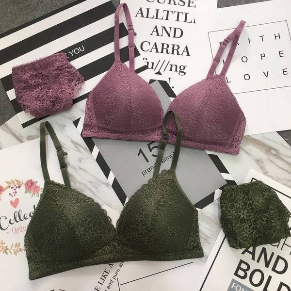 new lady lace lingerie wire triangle cup thin bra sets for women comfortable push up women underwear set, Red;black
new lady lace lingerie wire triangle cup thin bra sets for women comfortable push up women underwear set, Red;black