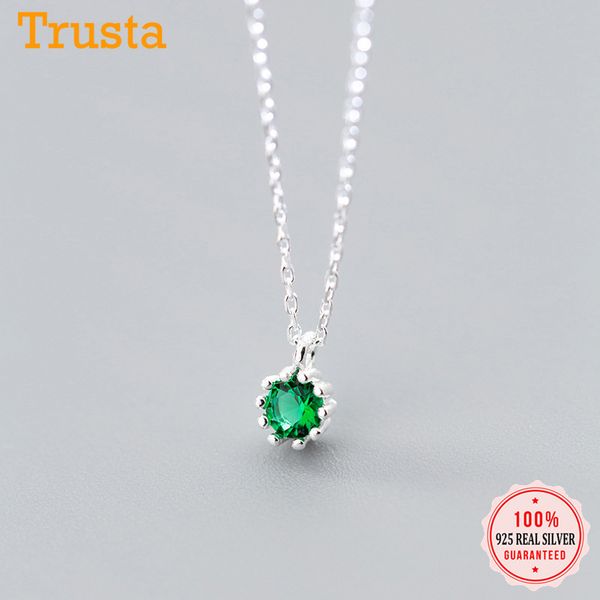trusta genuine 925 sterling silver sweet dazzling color round cz pendant necklace for women girl friend birthday jewelry ds2104
trusta genuine 925 sterling silver sweet dazzling color round cz pendant necklace for women girl friend birthday jewelry ds2104