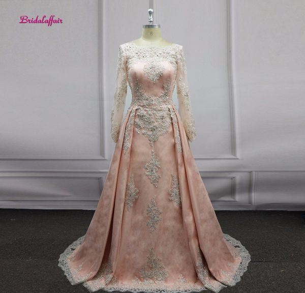 2018 long sleeve real evening dress long prom dresses video with gold lace beading floor length satin formal dress party gown, White;black
2018 long sleeve real evening dress long prom dresses video with gold lace beading floor length satin formal dress party gown, White;black