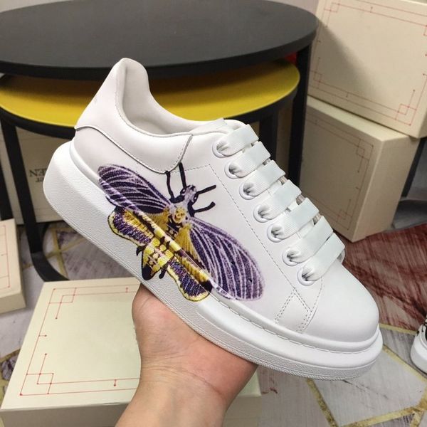 new 2019 women white leather with swallow printed platform sneakers,designer brand ladies thick bottom sneakers casual shoes 35-41, Black
new 2019 women white leather with swallow printed platform sneakers,designer brand ladies thick bottom sneakers casual shoes 35-41, Black